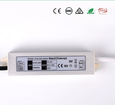 20W lichtgewicht Waterdichte Elektronische HOOFDbestuurder Power Supply 132x30x20mm