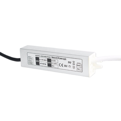 IP67 waterdichte Elektronische HOOFDbestuurder 20w 12V Constant Voltage Power Supply