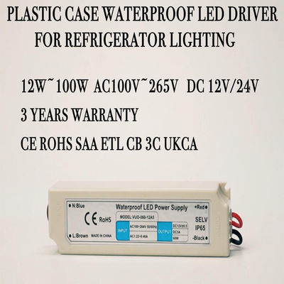 LEIDENE van Constant Voltage Output 24V Strookvoeding 60w voor Ijskastkoeler