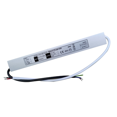 Slanke LEIDENE Waterdichte Voeding IP67 SAA Constant Voltage For Strip Light