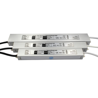Slanke LEIDENE Waterdichte Voeding IP67 SAA Constant Voltage For Strip Light