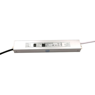 Waterdichte IP67 Slimline LED-driver 12V 80W ERP constante spanning LED-voeding