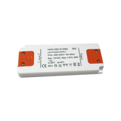 Super Dunne HOOFDbestuurder Power Supply 12V 20W Constant Voltage For Mirror Light