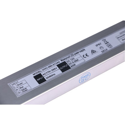 80W ultra Slanke HOOFDbestuurder Power Supply 12V Constant Voltage For Outdoor Lighting