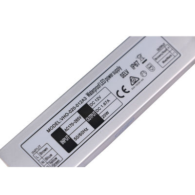 Waterdichte Super Slim LEIDEN Voeding20w 12V Constant Voltage For Strip Light Ce SAA