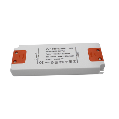 Slanke LEIDENE van 24V 30w ultra Voeding Constant Voltage For Indoor Lights
