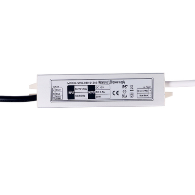 Slanke Waterdichte van hoofd 12v 30w ultra Bestuurder Mirror 12vdc Gelijkstroom 12v Constant Voltage 2500mA