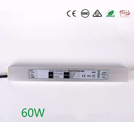 Openlucht Waterdichte Elektronische HOOFDbestuurder 12V 60W voor Neonlicht