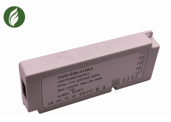 Lichtgewicht Slanke 240V aan 12V-HOOFDbestuurder, 36W 12V onder de Transformator van de Kabinetsverlichting