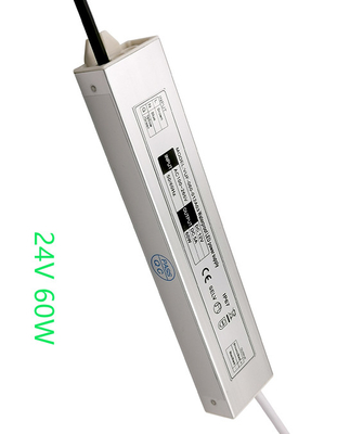 Slanke Constant Voltage van HOOFD SAA gelijkstroom 24V 60W Bestuurder For Advertising Lighting