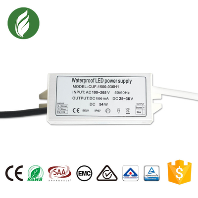 Lichte van de Hoofd roHS Ultralight Vloed Bestuurder, 1500mA-HOOFDconstant current power supply