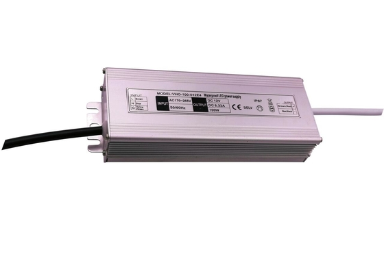 Ultralight 8.33A 12 Volt Openluchtvoeding, Regendicht Constant Voltage Driver