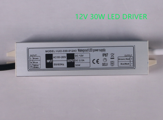 Heatproof2.5a Openlucht12v Voeding, Anticorrosieve HOOFDbestuurders LEIDENE Strook