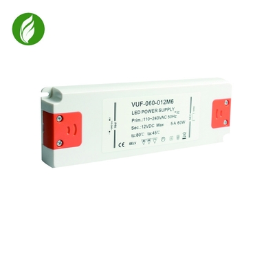 LEIDENE van 60W IP20 Constant Voltage Voeding, Plastic Trillings Vrije Bestuurder