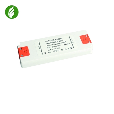LEIDENE van 60W IP20 Constant Voltage Voeding, Plastic Trillings Vrije Bestuurder